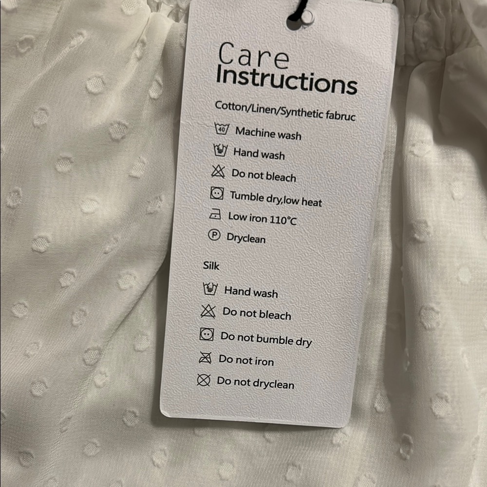 White Kids Dress - Picture 9 of 11